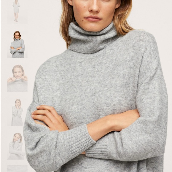 *NWT Mango Turtle neck knit dress size small - Picture 4 of 11